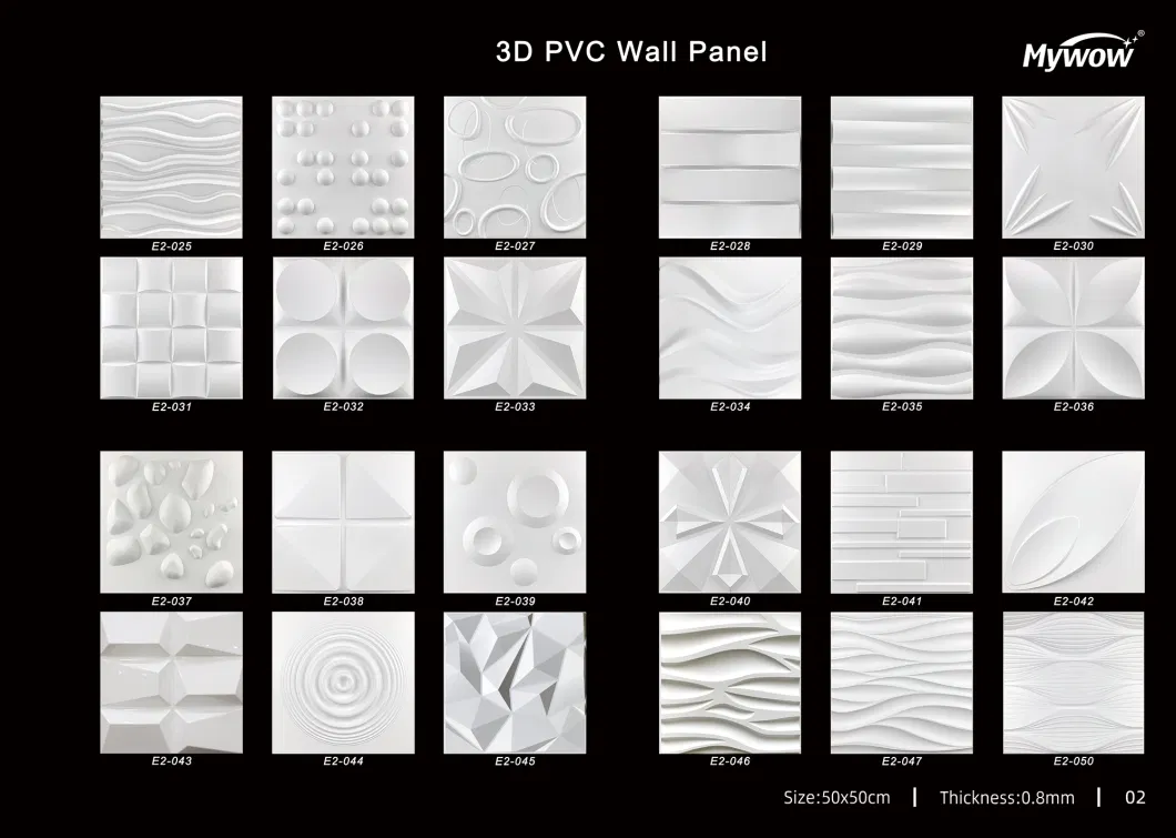 OEM Packing Wall Art 3D Wall Panel PVC Ceiling Home Decoration